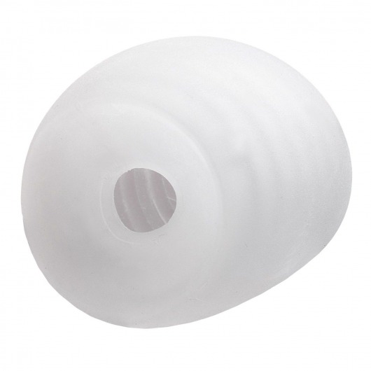 Белый мастурбатор-шар Lucky Ball Type 3 - MALESATION - в Димитровграде купить с доставкой