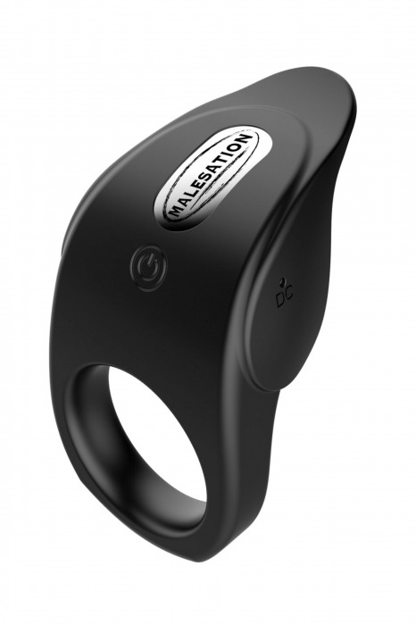 Черное эрекционное виброкольцо Vibro Lust Ring - MALESATION - в Димитровграде купить с доставкой