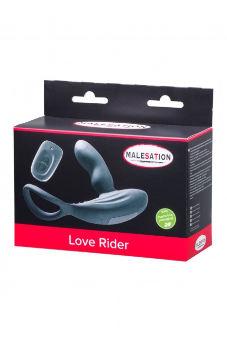 Стимулятор простаты с эрекционным кольцом Love Rider - MALESATION - в Димитровграде купить с доставкой