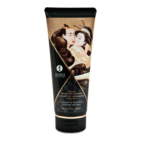 Массажный крем для тела с ароматом шоколада Intoxicating Chocolate - 200 мл. - Shunga - купить с доставкой в Димитровграде
