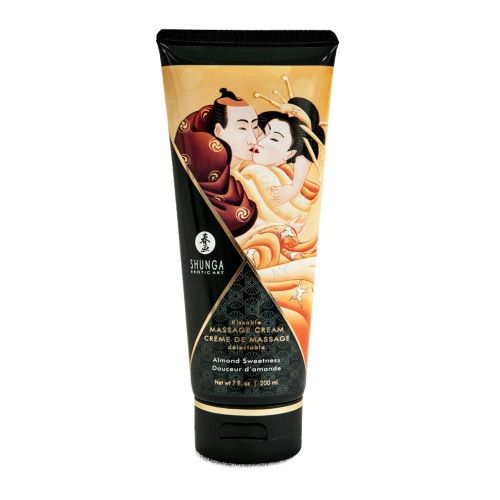 Массажный крем для тела с ароматом миндаля Almond Sweetness - 200 мл. - Shunga - купить с доставкой в Димитровграде