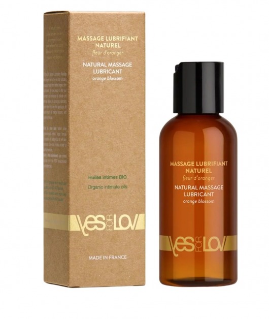 Натуральная массажная смазка Natural Lubricant Orange Blossom - 100 мл. - YESforLOV - купить с доставкой в Димитровграде