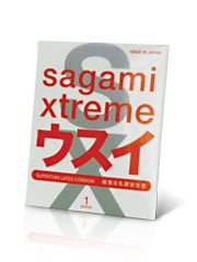 Ультратонкий презерватив Sagami Xtreme SUPERTHIN - 1 шт. - Sagami - купить с доставкой в Димитровграде