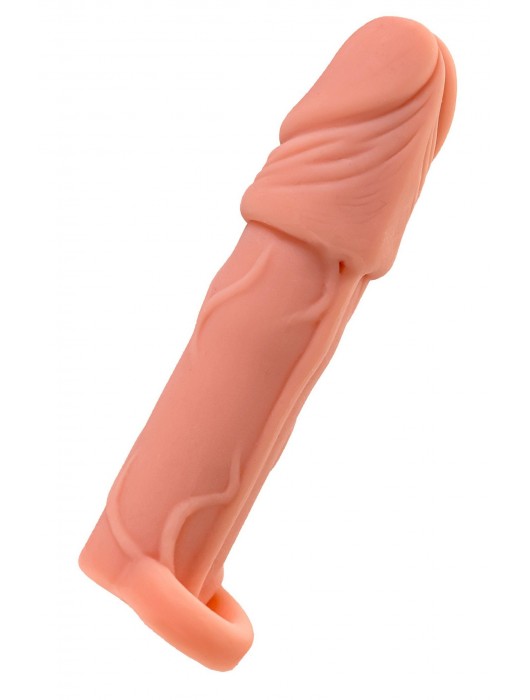 Телесная удлиняющая насадка с подхватом - 16 см. - ToyFa - в Димитровграде купить с доставкой