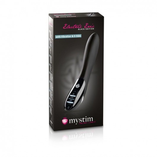 Черный вибратор с миостимуляцией Mystim Electric Eric Black Edition - 27 см. - MyStim - купить с доставкой в Димитровграде
