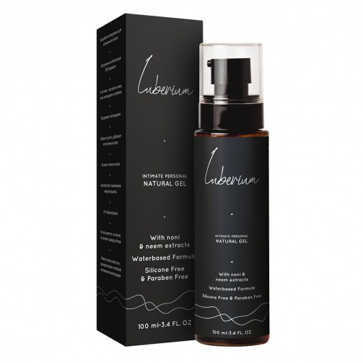 Интимный гель на водной основе с экстрактами нони и нима Luberium Natural Gel - 100 мл. - Luberium - купить с доставкой в Димитровграде