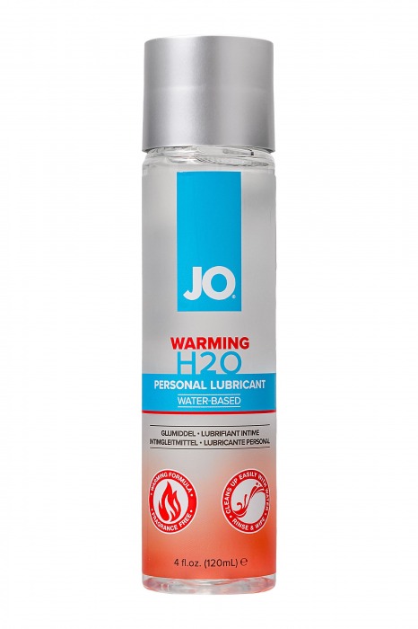 Возбуждающий лубрикант на водной основе JO Personal Lubricant H2O Warming - 120 мл. - System JO - купить с доставкой в Димитровграде