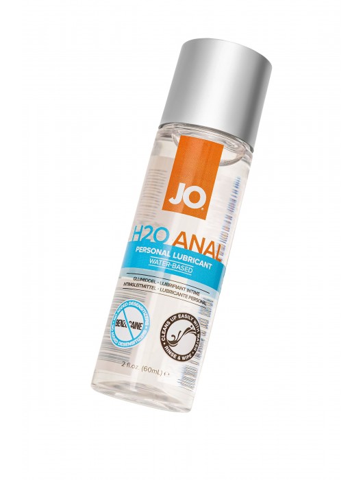 Анальный лубрикант на водной основе JO Anal H2O - 60 мл. - System JO - купить с доставкой в Димитровграде