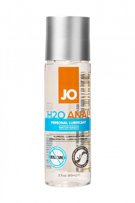 Анальный лубрикант на водной основе JO Anal H2O - 60 мл. - System JO - купить с доставкой в Димитровграде