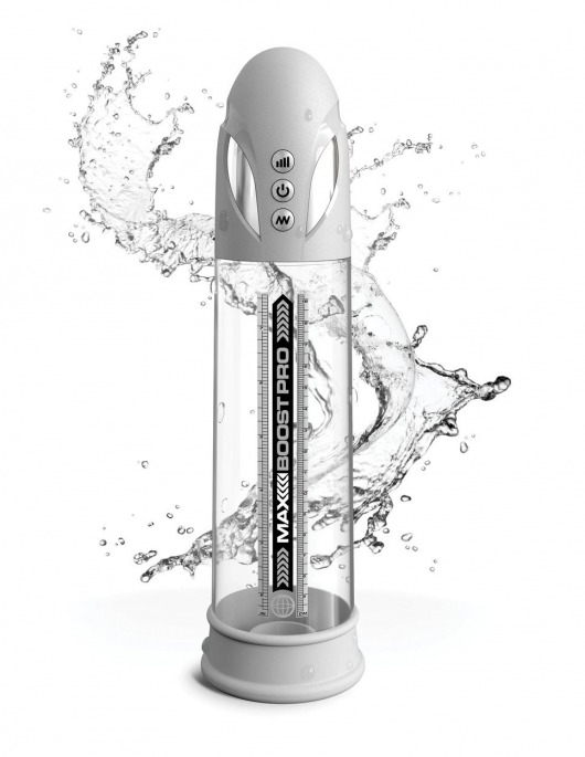 Белая вакуумная автоматическая помпа Max Boost Pro Flow - Pipedream - в Димитровграде купить с доставкой