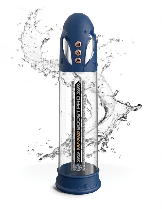 Синяя вакуумная автоматическая помпа Max Boost Pro Flow - Pipedream - в Димитровграде купить с доставкой