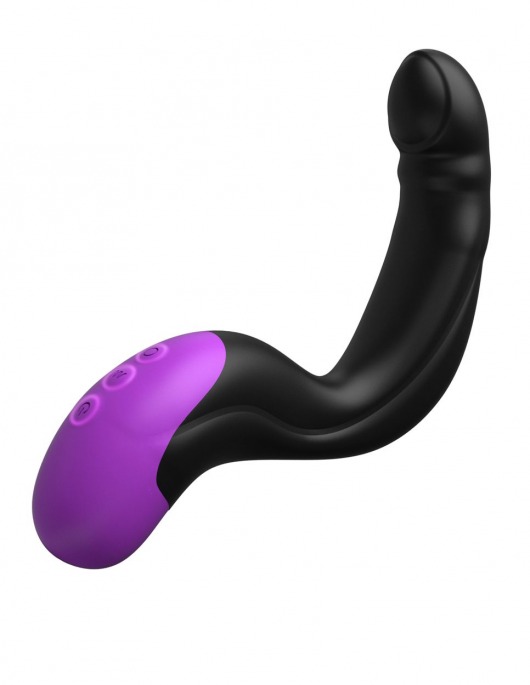 Черно-фиолетовый вибромассажёр простаты Hyper-Pulse P-Spot Massager - Pipedream - в Димитровграде купить с доставкой