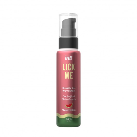 Гель Lick Me с согревающим эффектом и ароматом арбуза - 50 мл. - INTT - купить с доставкой в Димитровграде