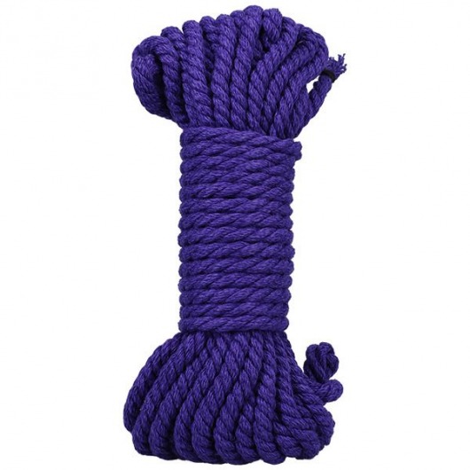 Фиолетовая верёвка для связывания и фиксации Bind Tie - 9,14 м. - Doc Johnson - купить с доставкой в Димитровграде