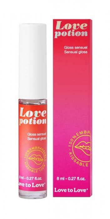 Возбуждающий блеск для губ Love Potion - 8 мл. - Love to Love - купить с доставкой в Димитровграде