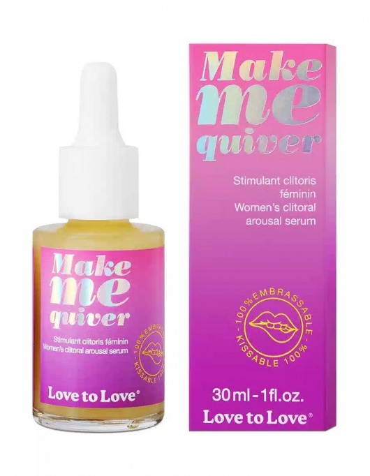 Возбуждающие капли для клитора Make Me Quiver - 30 мл. - Love to Love - купить с доставкой в Димитровграде