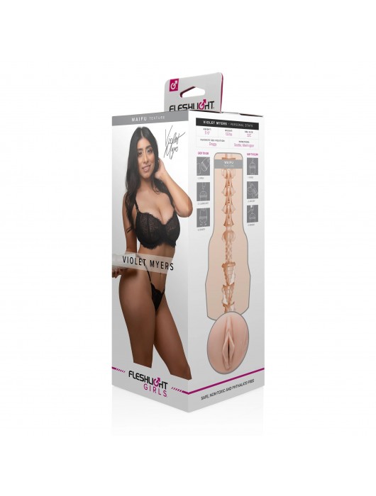 Мастурбатор-вагина Fleshlight Girls - Violet Myers Waifu - Fleshlight - в Димитровграде купить с доставкой