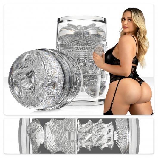 Прозрачный двусторонний мастурбатор Fleshlight Quickshot Mia Malkova - Fleshlight - в Димитровграде купить с доставкой