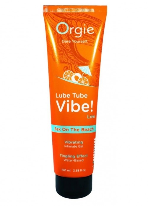 Гель с эффектом вибрации Lube Tube Vibe Low Sex On The Beach - 100 мл. - ORGIE - купить с доставкой в Димитровграде