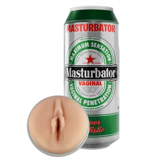 Мастурбатор-вагина Heineken Vagina II - Adrien Lastic - в Димитровграде купить с доставкой