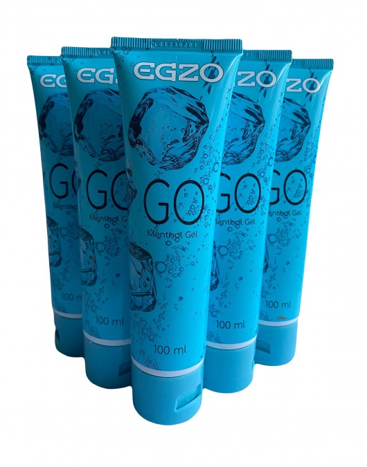 Набор из 5 пролонгирующих лубрикантов на водной основе Egzo Go (по 100 мл.) - EGZO - купить с доставкой в Димитровграде