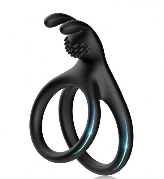 Черное эрекционное кольцо с подхватом мошонки - Boys of Toys - в Димитровграде купить с доставкой