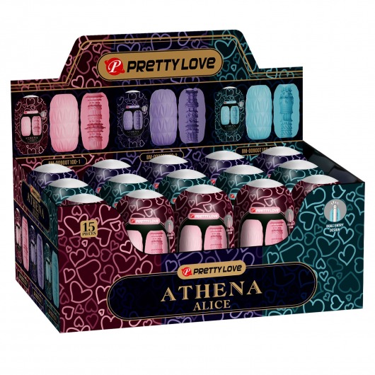 Набор из 15 мастурбаторов Athena Alice - Baile - в Димитровграде купить с доставкой