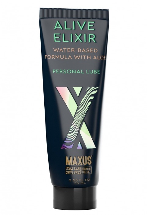 Интимный гель на водной основе MAXUS Alive Elixir - 75 мл. - Maxus - купить с доставкой в Димитровграде