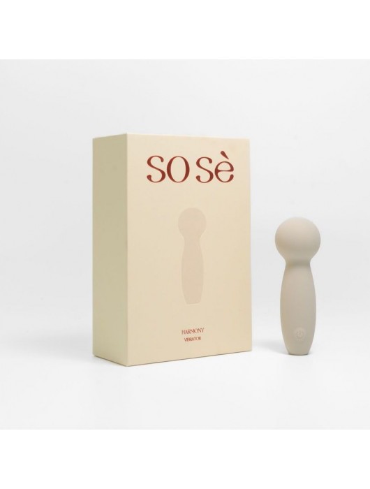 Серый мини-вибромассажёр Harmony - Sose