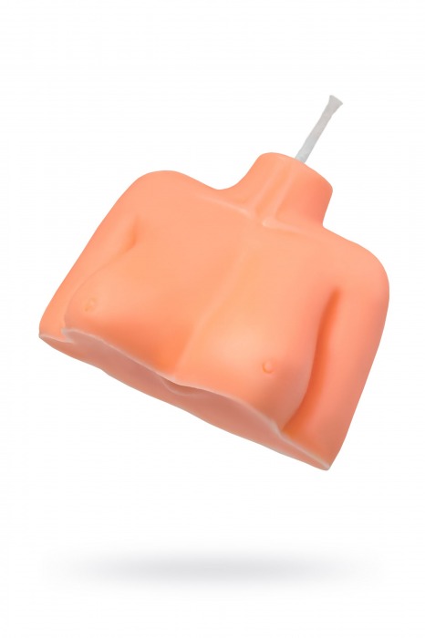 Оранжевая сувенирная свеча «Женский силуэт» - Pecado - купить с доставкой в Димитровграде