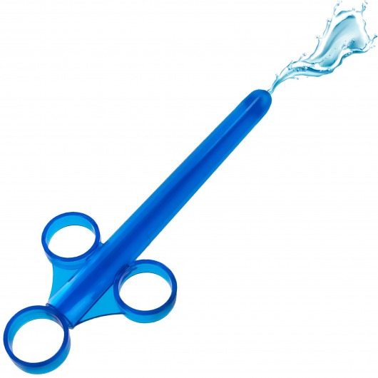 Синий шприц для введения лубриканта XL Lubricant Launcher - XR Brands - купить с доставкой в Димитровграде