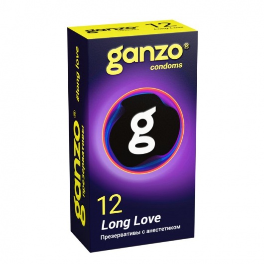 Презервативы с анестетиком для продления удовольствия Ganzo Long Love - 12 шт. - Ganzo - купить с доставкой в Димитровграде