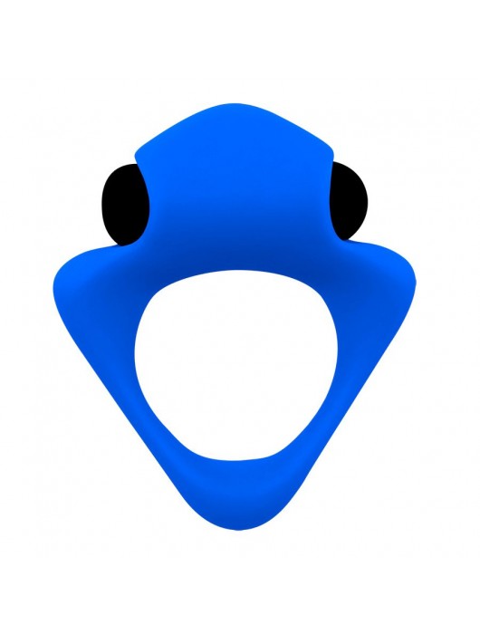 Синее эрекционное кольцо Wooomy Tribeс с вибрацией - Adrien Lastic - в Димитровграде купить с доставкой