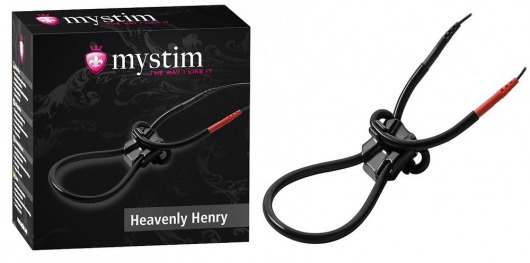 Эрекционное лассо для электростимуляции HEAVENLY HENRY - MyStim - купить с доставкой в Димитровграде