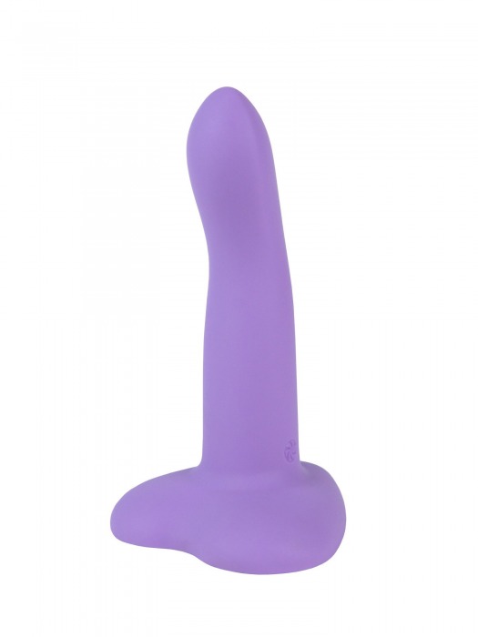Фиолетовый нереалистичный дилдо Emotional - 13 см. - Lola Games