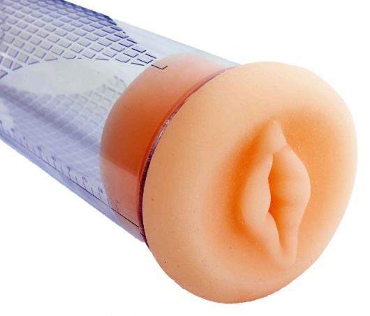 Телесный уплотнитель для вакуумной помпы в виде вагины - Boys of Toys - в Димитровграде купить с доставкой