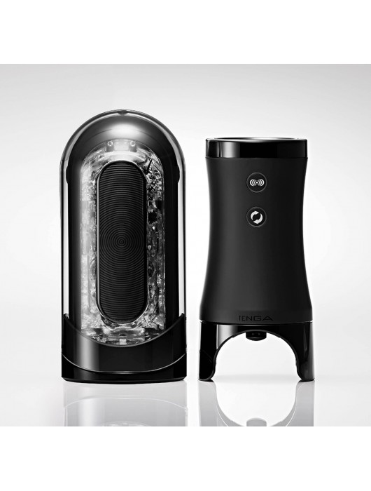 Набор Tenga Flip Zero Electronic Vibrotation: мастурбатор с вибрацией и устройство вращения - Tenga - в Димитровграде купить с доставкой
