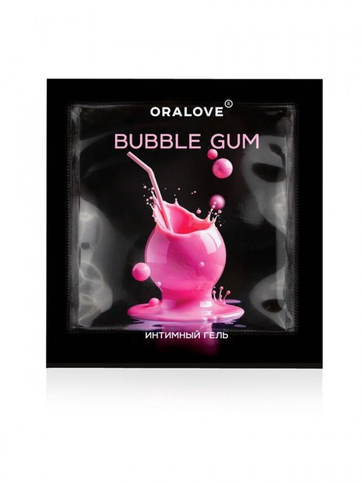 Саше съедобной оральной смазки OraLove с ароматом бабл-гам - 3 гр. - Биоритм - купить с доставкой в Димитровграде