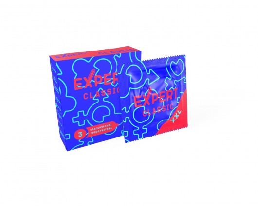 Презервативы увеличенного размера Expert Classic XXL - 3 шт. - Expert - купить с доставкой в Димитровграде