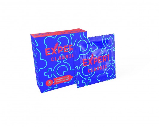 Классические презервативы Expert Classic - 3 шт. - Expert - купить с доставкой в Димитровграде