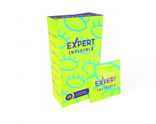 Ультратонкие презервативы Expert Invisible - 15 шт. - Expert - купить с доставкой в Димитровграде