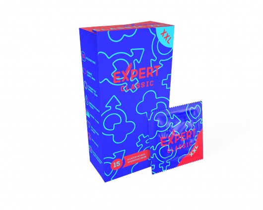 Презервативы увеличенного размера Expert Classic XXL - 15 шт. - Expert - купить с доставкой в Димитровграде