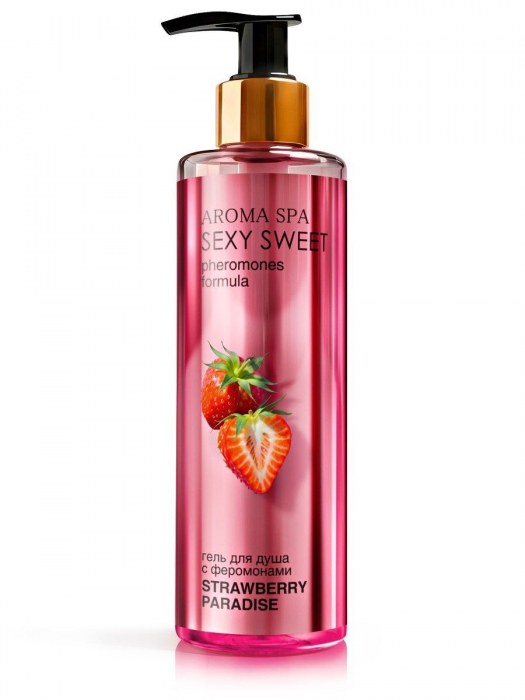 Гель для душа с феромонами и ароматом клубники Strawberry Paradise - 200 мл. -  - Магазин феромонов в Димитровграде