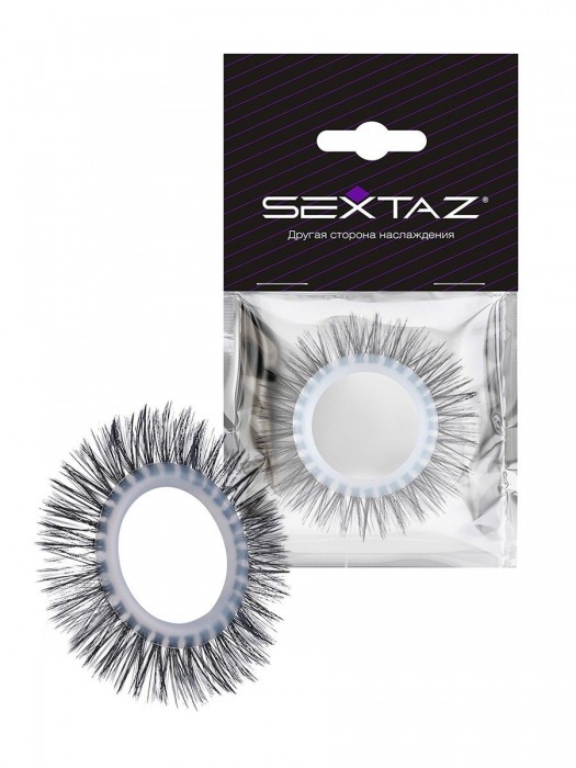 Круглое эрекционное кольцо с длинными «ресничками» - Sextaz - в Димитровграде купить с доставкой
