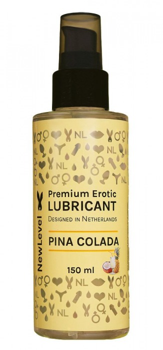 Ароматизированный лубрикант на водной основе NewLevel Pina Colada - 150 мл. - NewLevel - купить с доставкой в Димитровграде