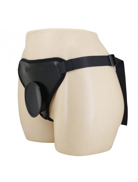 Черные трусики харнесс с платформой Caludio I - Baile - купить с доставкой в Димитровграде