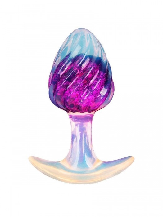 Лиловая анальная пробка - 9 см. - AnaLove
