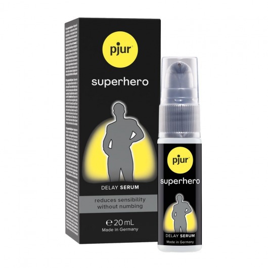 Пролонгатор-сыворотка pjur Superhero Delay Serum - 20 мл. - Pjur - купить с доставкой в Димитровграде