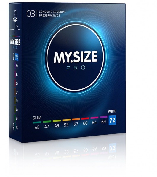 Презервативы MY.SIZE размер 72 - 3 шт. - My.Size - купить с доставкой в Димитровграде
