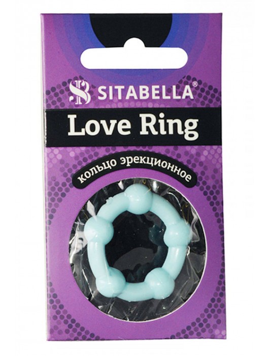 Цветное эрекционное кольцо Love Ring с бусинами - Sitabella - в Димитровграде купить с доставкой